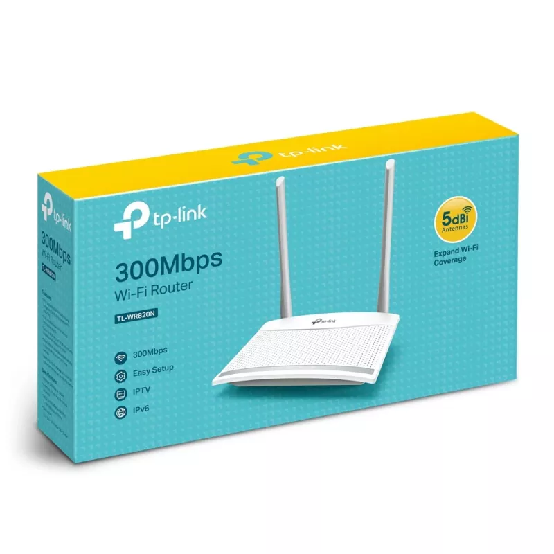 TP-Link TL-WR820N traadita ruuter Fast Ethernet Single-band (2,4 GHz) Valge