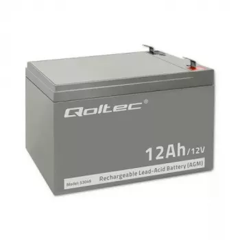 UPS-i aku QOLTEC 53049, VRLA AGM 12 V 12 Ah, hall, 150×98×95 mm