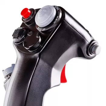 Thrustmaster 2960848 mängukontroller must, punane, valge lennusimulatsiooni analoog-PC