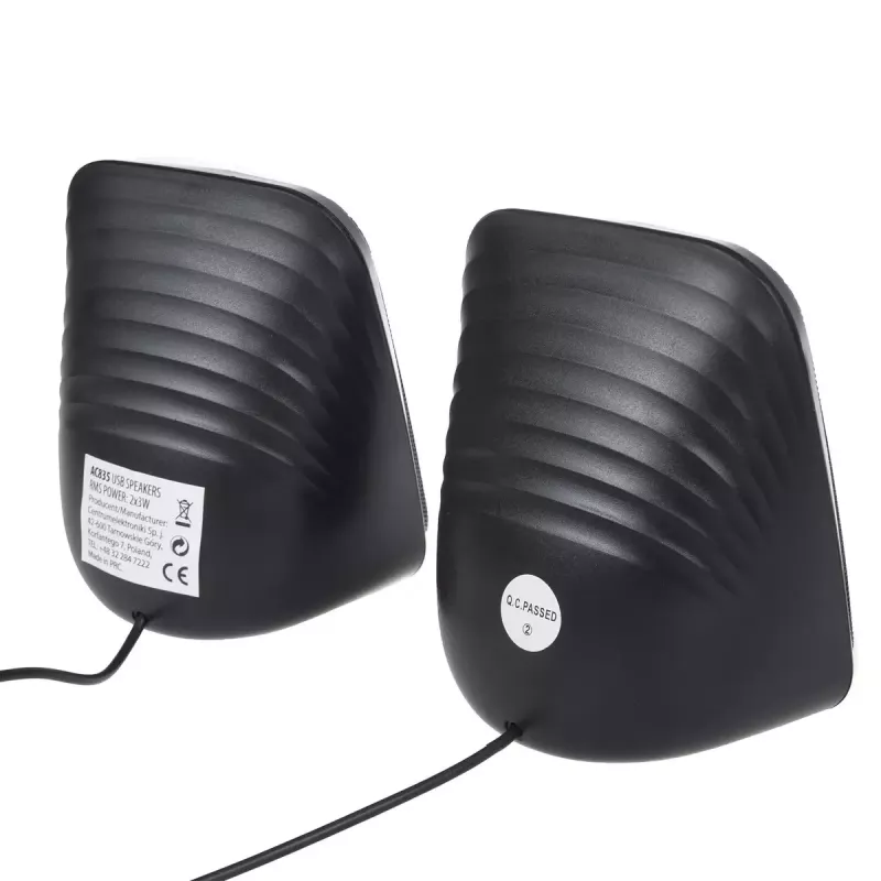Kõlar Audiocore AC835 juhtmega 2.0 6 W USB must lauakõlarid