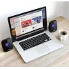 Kõlar Audiocore AC835 juhtmega 2.0 6 W USB must lauakõlarid