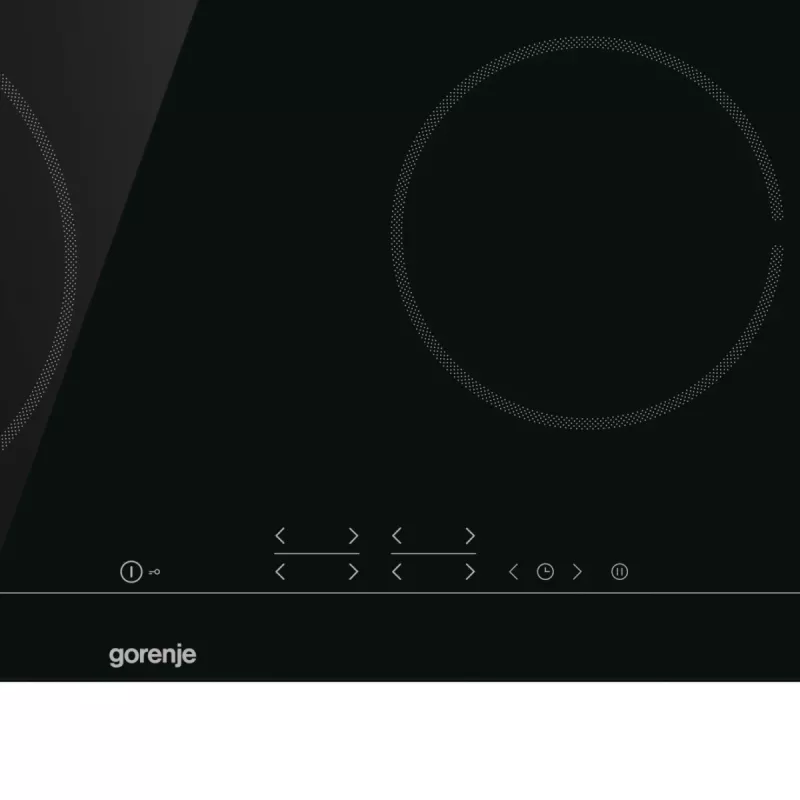 Sisseehitatud keraamiline pliit Gorenje ECT641BSC, 60 cm, 4 tsooni, puutetundlik juhtimine, must