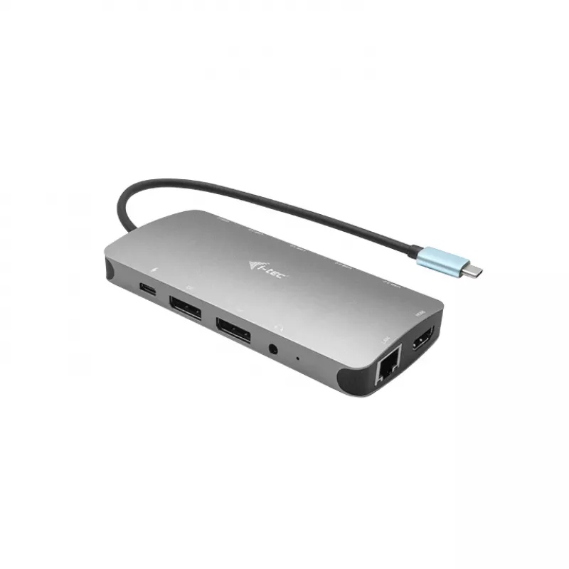i-tec Metal USB-C Nano 3x Display dokkimisjaam + Power Delivery 100 W