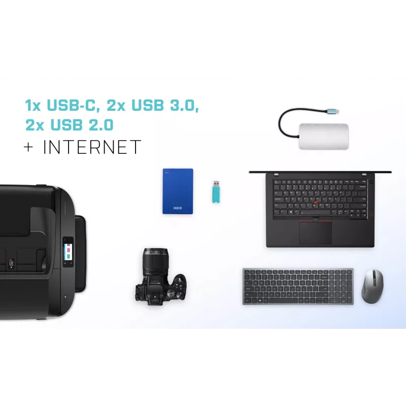 i-tec Metal USB-C Nano 3x Display dokkimisjaam + Power Delivery 100 W
