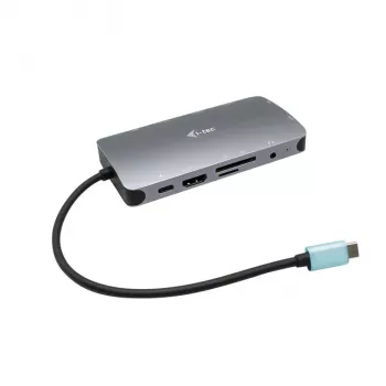 Dokkimisjaam i-tec Metal USB-C Travel Nano Dock HDMI/VGA LAN-iga ja toiteedastusega 100 W