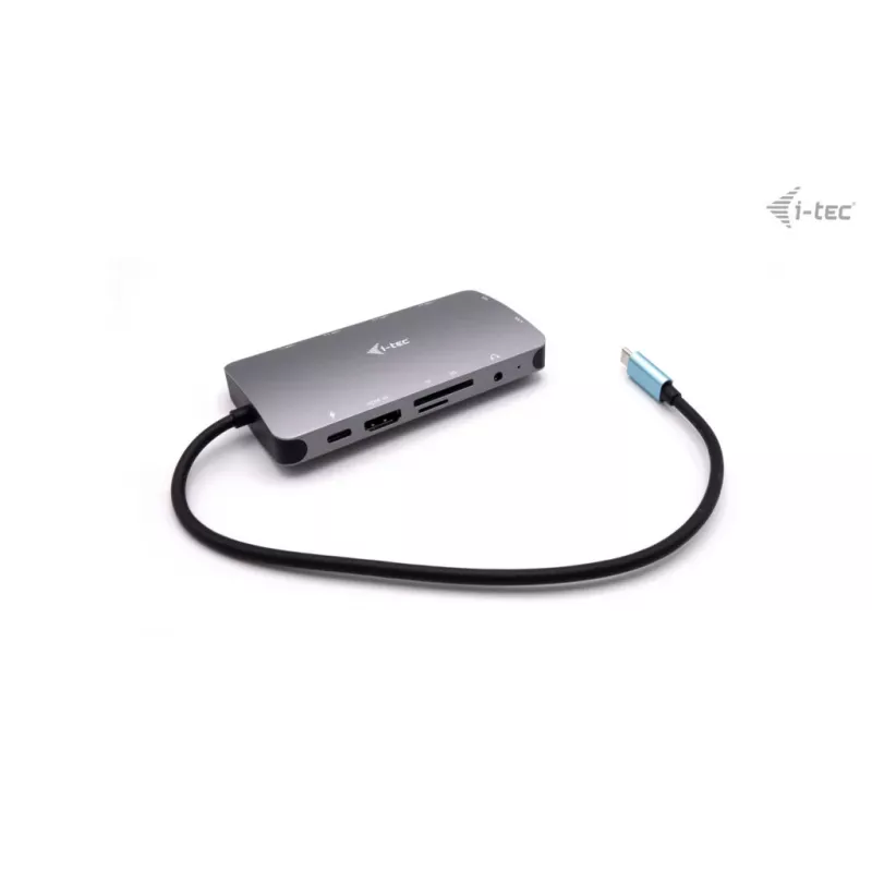 Dokkimisjaam i-tec Metal USB-C Travel Nano Dock HDMI/VGA LAN-iga ja toiteedastusega 100 W