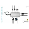Dokkimisjaam i-tec Metal USB-C Travel Nano Dock HDMI/VGA LAN-iga ja toiteedastusega 100 W