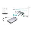 Dokkimisjaam i-tec Metal USB-C Travel Nano Dock HDMI/VGA LAN-iga ja toiteedastusega 100 W