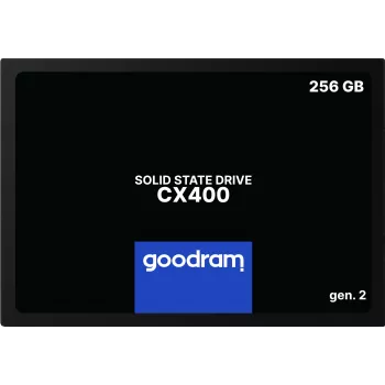 SSD 2.5-tolline SATA III Goodram SSDPR-CX400-256-G2 256 GB, 550 MB/s lugemine, 480 MB/s kirjutamine