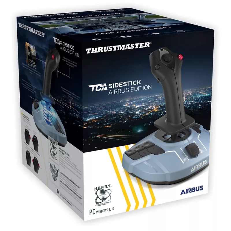 Thrustmaster TCA Sidestick Airbus edition Must, Sinine USB Juhtkang PC-le