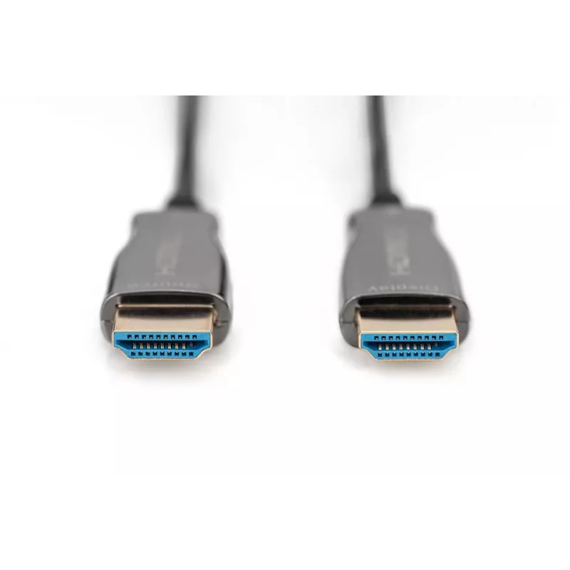 DIGITUS HDMI AOC hübriid-kiudoptiline kaabel, Type A M/M, 15m UHD 4K@60Hz, CE, must