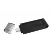 Kingston Technology DataTraveler 64GB USB-C 3.2 Gen 1 70, 64 GB, USB USB-C, 3.2 Gen 1 (3.1 Gen 1), Cap, 7 g, Must