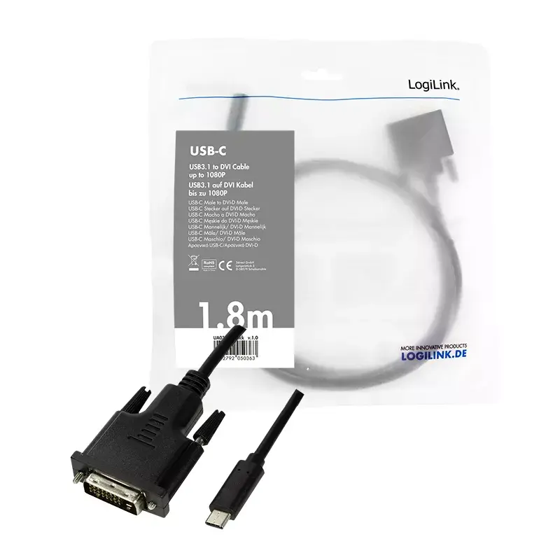 USB-graafikaadapter LogiLink UA0331 Must