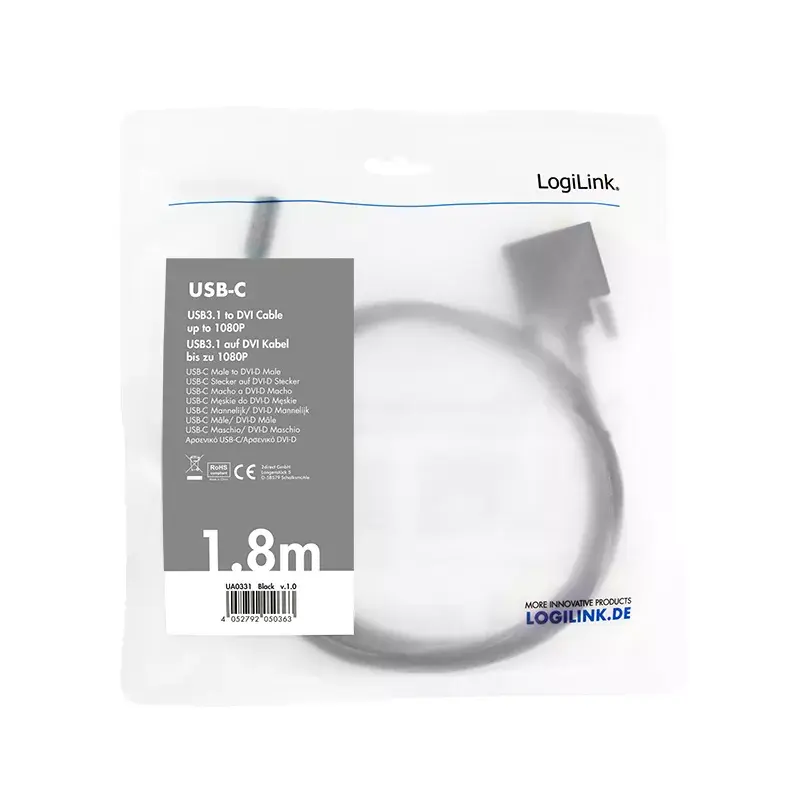 USB-graafikaadapter LogiLink UA0331 Must