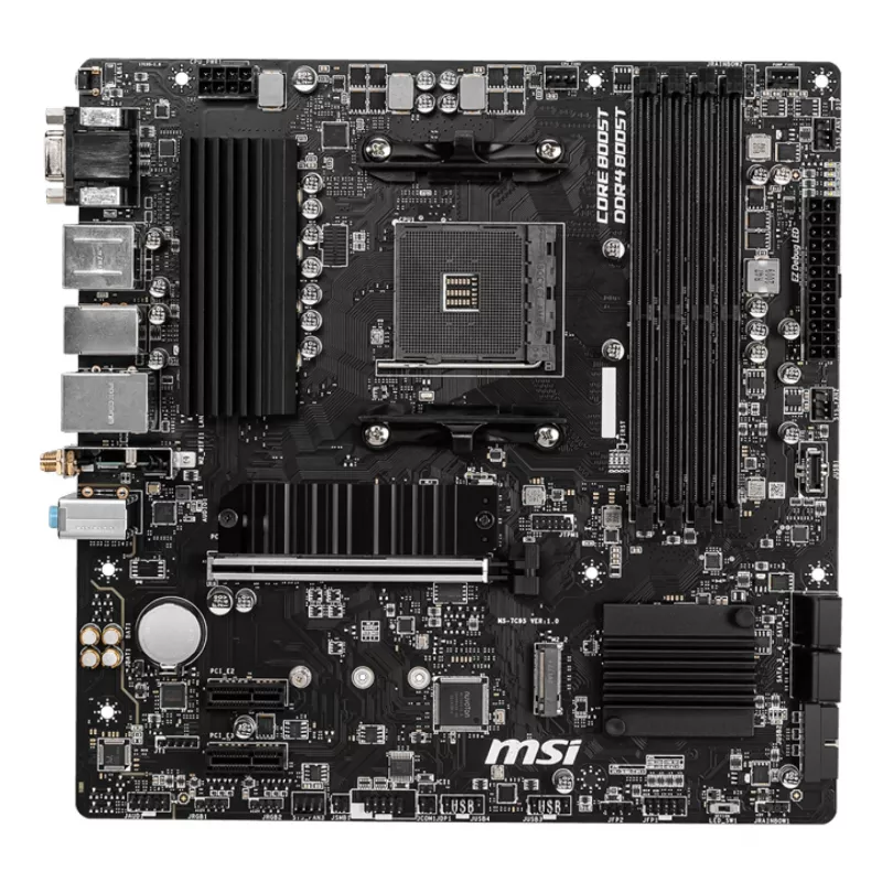 MSI B550M PRO-VDH WIFI emaplaat AMD B550 Socket AM4 micro ATX