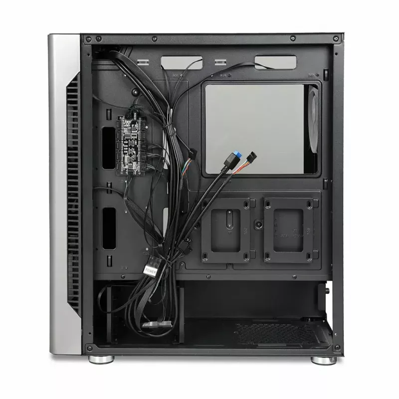 Arvutikorpus IBOX Chiron ZH68 Gaming, ATX Midi-Tower, EATX tugi, must, külgaken, valgustus