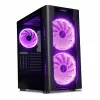 Arvutikorpus IBOX Chiron ZH68 Gaming, ATX Midi-Tower, EATX tugi, must, külgaken, valgustus