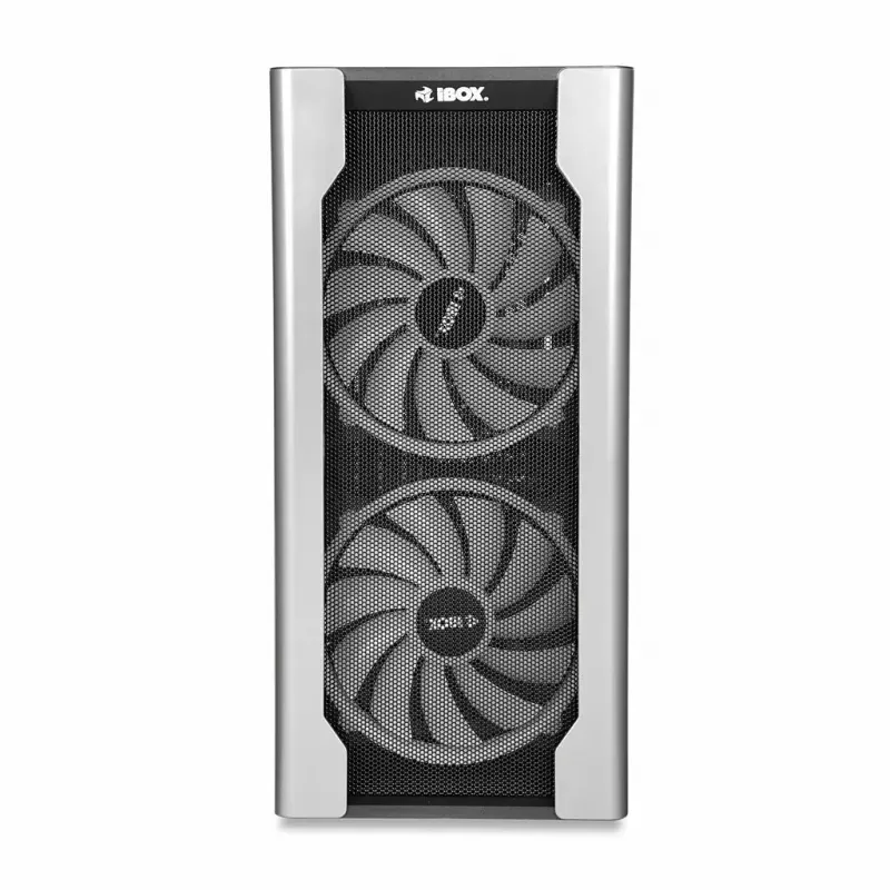 Arvutikorpus IBOX Chiron ZH68 Gaming, ATX Midi-Tower, EATX tugi, must, külgaken, valgustus