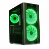Arvutikorpus IBOX Chiron ZH68 Gaming, ATX Midi-Tower, EATX tugi, must, külgaken, valgustus