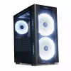 Arvutikorpus IBOX Chiron ZH68 Gaming, ATX Midi-Tower, EATX tugi, must, külgaken, valgustus