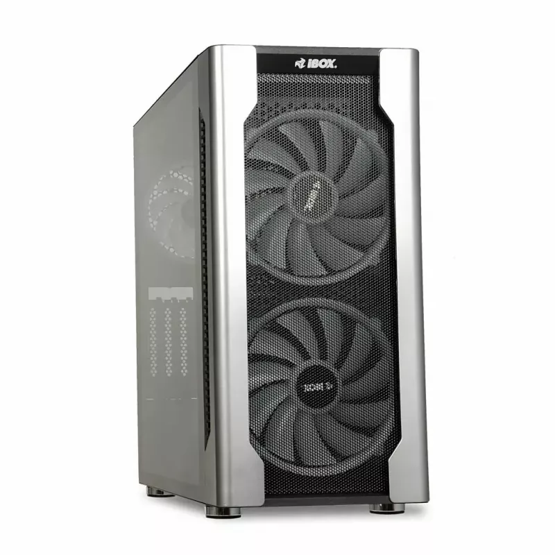 Arvutikorpus IBOX Chiron ZH68 Gaming, ATX Midi-Tower, EATX tugi, must, külgaken, valgustus