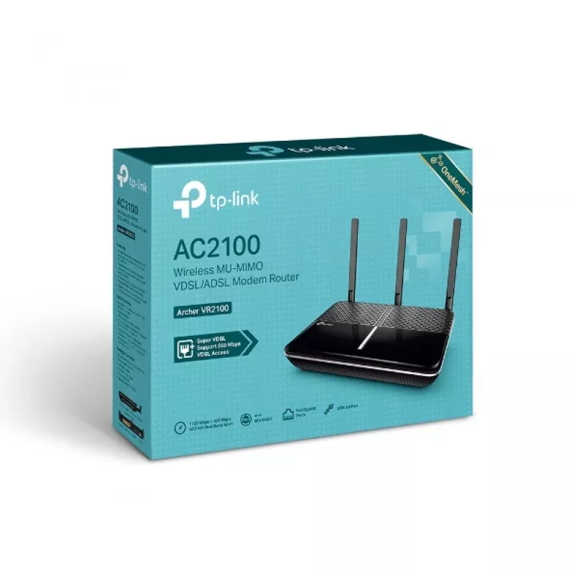 TP-Link AC2100 traadita MU-MIMO VDSL/ADSL modemruuter