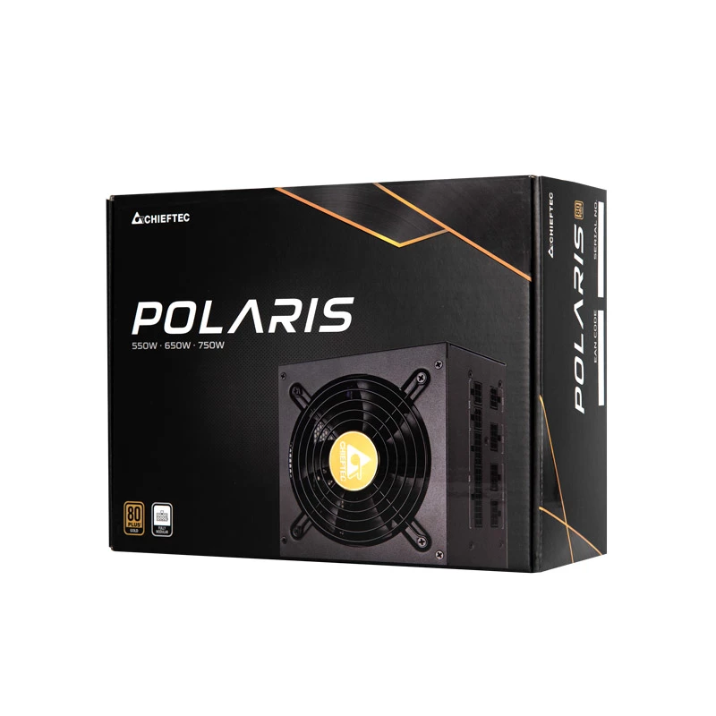 Chieftec Polaris toiteplokk 650 W 20+4 pin ATX PS/2 must
