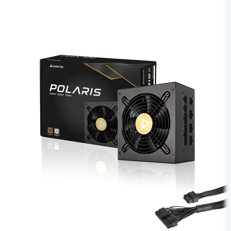 Chieftec Polaris toiteplokk 750 W 20+4 pin ATX PS/2 Must