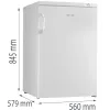 Sügavkülmik Gorenje F492PW — 82 L, valge, 4 tärni, parempoolne hing, 165 kWh/aastas