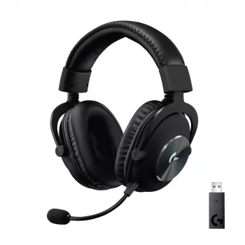 LOGITECH Pro X Wireless Lightspeed mängupeakomplekt must