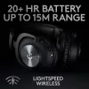 LOGITECH Pro X Wireless Lightspeed mängupeakomplekt must