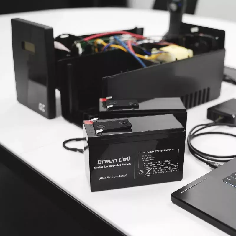 Taaslaetav AGM-suletud pliiaku roheline Cell AGM08 12 V 14000 mAh, 98×151×95 mm, 3,45 kg