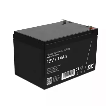 Taaslaetav AGM-suletud pliiaku roheline Cell AGM08 12 V 14000 mAh, 98×151×95 mm, 3,45 kg