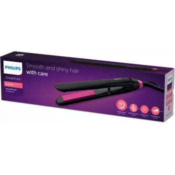 Sirgendav hari Philips StraightCare Essential ThermoProtect BHS375/00 — keraamilised plaadid 28 mm, 2 kuumuse taset, max 220°C