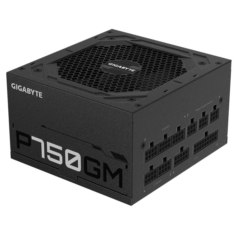 Gigabyte P750GM toiteplokk 750 W efektiivsus 80 PLUS GOLD, PFC Active, MTBF 100000 tundi