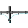DIGITUS Univer.dual Monitor Clamp Mount 17-32in 2x 8kg (max.) Must