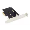 DIGITUS M.2 NGFF/NVMe SSD Pci-e lisakaart toetab B, M ja B+M võtit, suurused 80, 60, 42 ja 30 mm