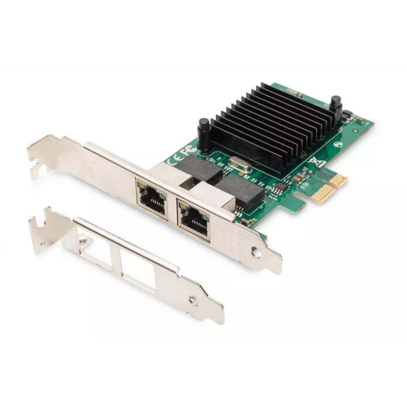 Ethernet PCI Express Card Digitus DN-10132 2-port