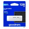 USB-mälupulk GOODRAM UME2 128 GB USB 2.0 Type-A, valge, 20 MB/s lugemine, 5 MB/s kirjutamine