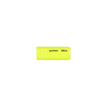 USB-mälupulk GOODRAM UME2 128 GB USB 2.0 Type-A, kollane, 21×51 mm