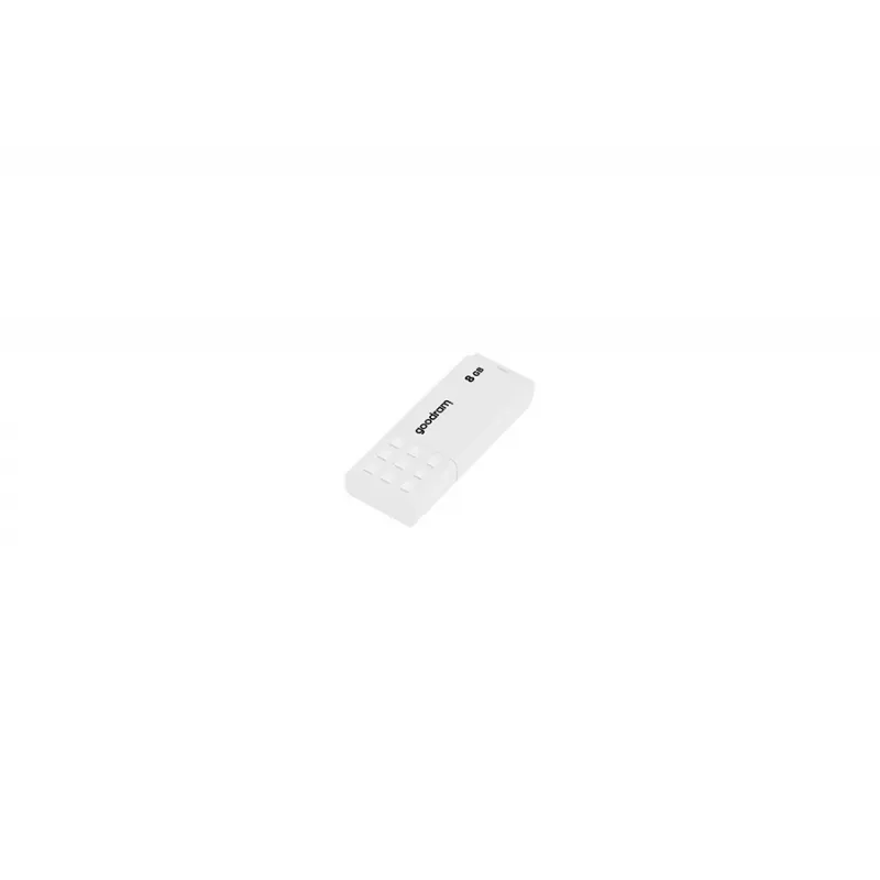 USB-mälupulk GOODRAM UME2 8 GB USB 2.0 Type-A, valge, 20 MB/s lugemiskiirus, 5 MB/s kirjutamiskiirus