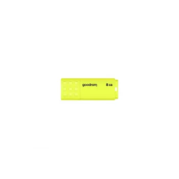USB-mälupulk GOODRAM UME2 8 GB USB 2.0 Type-A, kollane, korgiga disain