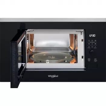 Sisseehitatud grillmikrolaineahi WHIRLPOOL WMF201G, 800 W, 20 L, roostevaba teras/must