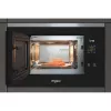 Sisseehitatud grillmikrolaineahi WHIRLPOOL WMF201G, 800 W, 20 L, roostevaba teras/must