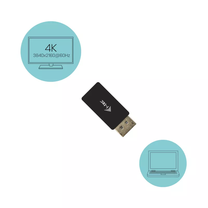 DisplayPort-HDMI-adapter i-tec DP2HDMI4K60HZ