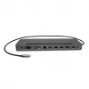 i-tec Metalli USB-C ergonoomiline 4K 3x ekraani dokkimisjaam + toiteedastus 85 W