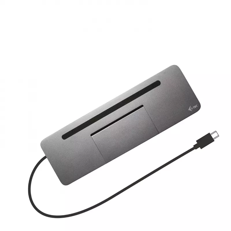 i-tec Metalli USB-C ergonoomiline 4K 3x ekraani dokkimisjaam + toiteedastus 85 W