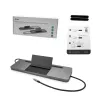 i-tec Metalli USB-C ergonoomiline 4K 3x ekraani dokkimisjaam + toiteedastus 85 W