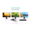 i-tec Metalli USB-C ergonoomiline 4K 3x ekraani dokkimisjaam + toiteedastus 85 W