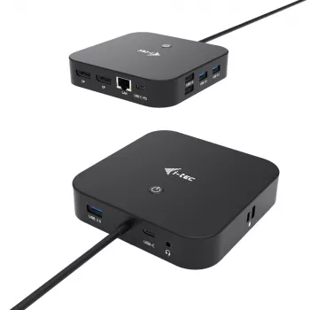 i-tec USB-C kahe kuvariga dokkimisjaam toiteedastusega 100 W